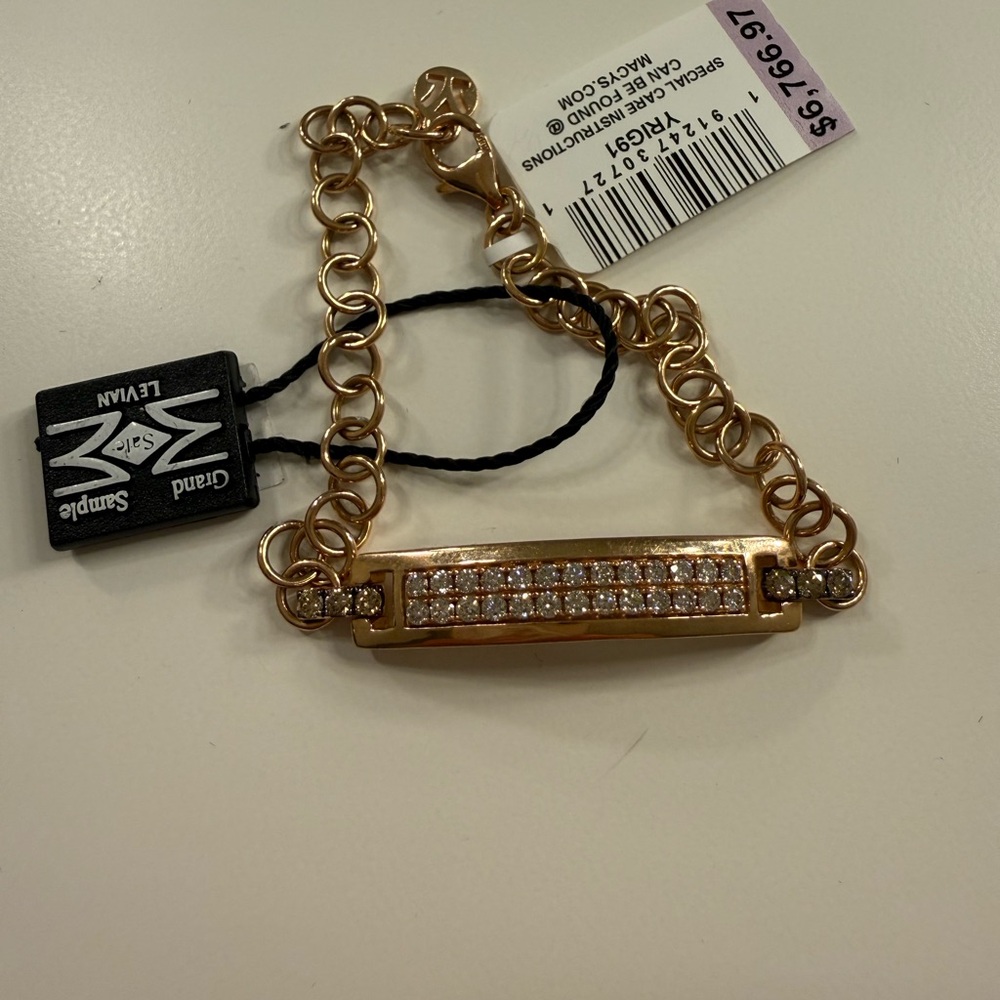 Levian 14k Gold Chain Bracelet.